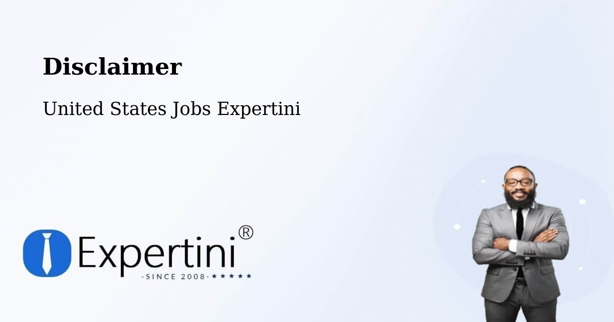 Disclaimer – Appleton - United States Jobs Expertini